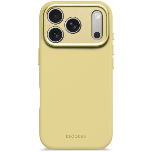 Decoded Silicone Backcover Apple iPhone 17 Pro Yuma Yellow pokrowiec na telefon komórkowy 16 cm (6.3") Żółty