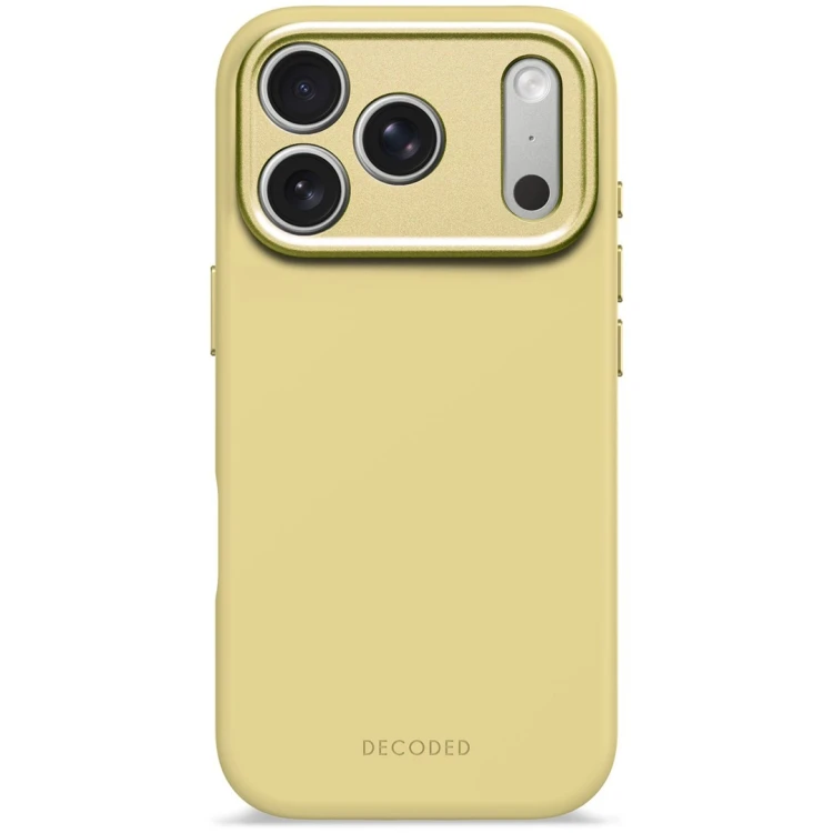 Decoded Silicone Backcover Apple iPhone 17 Pro Yuma Yellow pokrowiec na telefon komórkowy 16 cm (6.3") Żółty