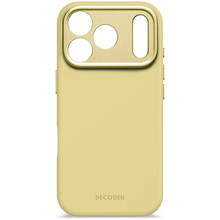 Decoded Silicone Backcover Apple iPhone 17 Pro Yuma Yellow pokrowiec na telefon komórkowy 16 cm (6.3") Żółty