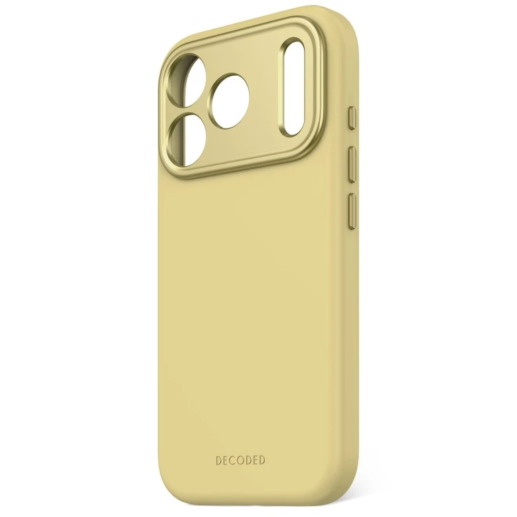 Decoded Silicone Backcover Apple iPhone 17 Pro Yuma Yellow pokrowiec na telefon komórkowy 16 cm (6.3") Żółty