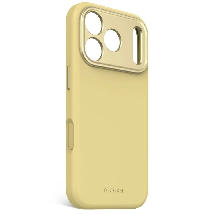 Decoded Silicone Backcover Apple iPhone 17 Pro Yuma Yellow pokrowiec na telefon komórkowy 16 cm (6.3") Żółty