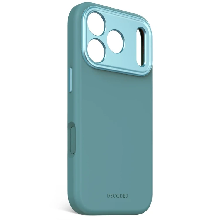 Decoded Silicone Backcover Apple iPhone 17 Pro Retro Blue pokrowiec na telefon komórkowy 16 cm (6.3") Niebieski