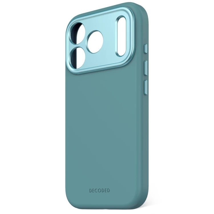 Decoded Silicone Backcover Apple iPhone 17 Pro Retro Blue pokrowiec na telefon komórkowy 16 cm (6.3") Niebieski