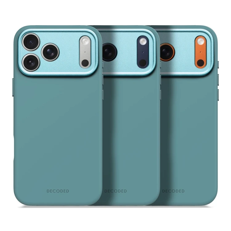 Decoded Silicone Backcover Apple iPhone 17 Pro Max Retro Blue pokrowiec na telefon komórkowy 17,5 cm (6.9") Niebieski