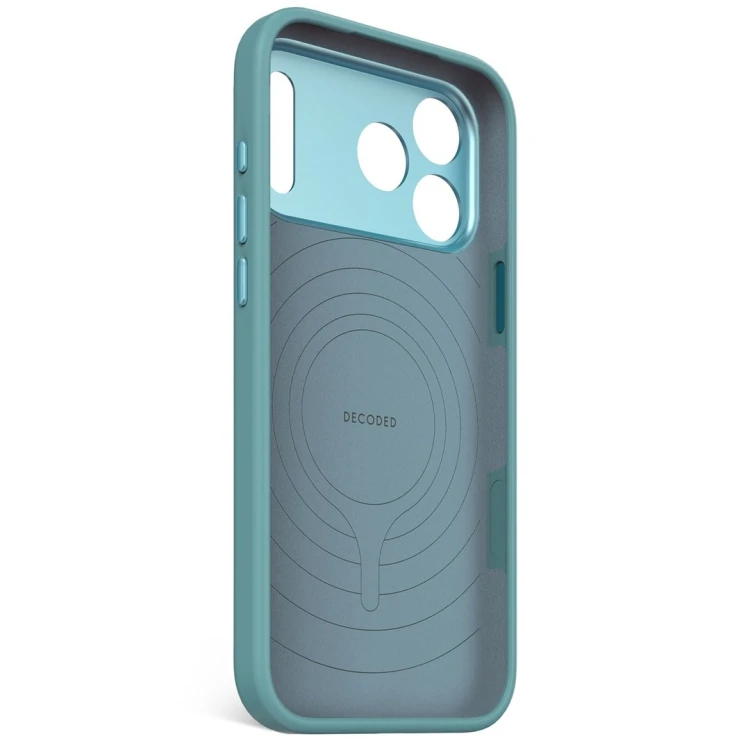 Decoded Silicone Backcover Apple iPhone 17 Pro Max Retro Blue pokrowiec na telefon komórkowy 17,5 cm (6.9") Niebieski