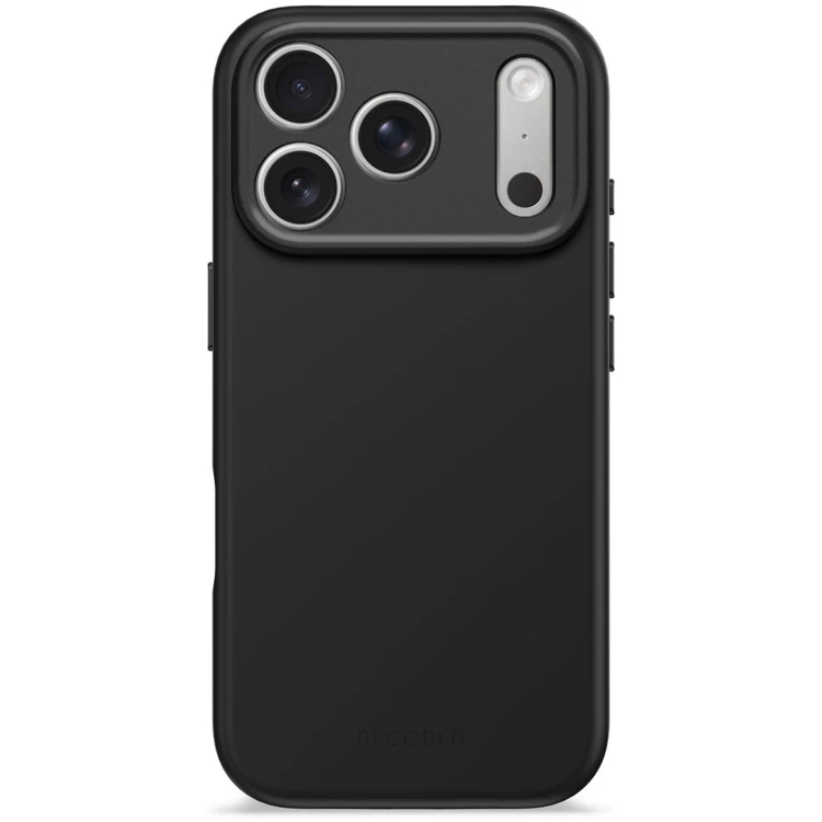 Decoded Silicone Backcover Apple iPhone 17 Pro Phantom Black pokrowiec na telefon komórkowy 16 cm (6.3") Czarny
