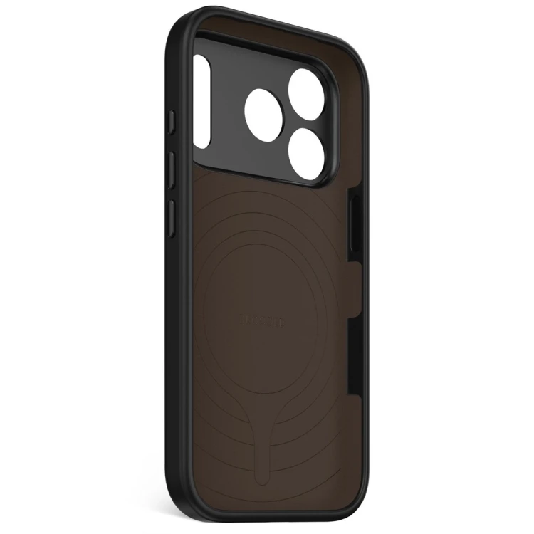 Decoded Silicone Backcover Apple iPhone 17 Pro Phantom Black pokrowiec na telefon komórkowy 16 cm (6.3") Czarny