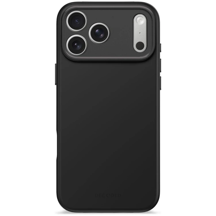 Decoded Silicone Backcover Apple iPhone 17 Pro Max Phantom Black pokrowiec na telefon komórkowy 17,5 cm (6.9") Czarny
