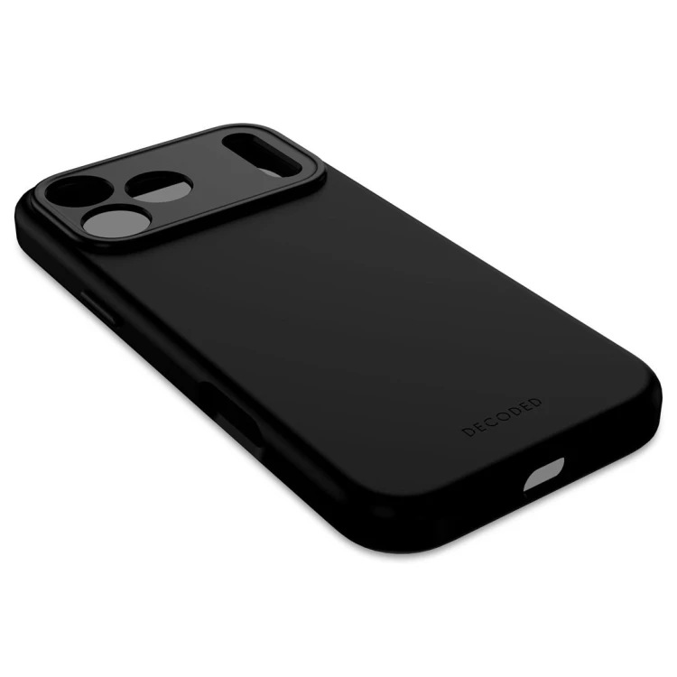 Decoded Silicone Backcover Apple iPhone 17 Pro Max Phantom Black pokrowiec na telefon komórkowy 17,5 cm (6.9") Czarny
