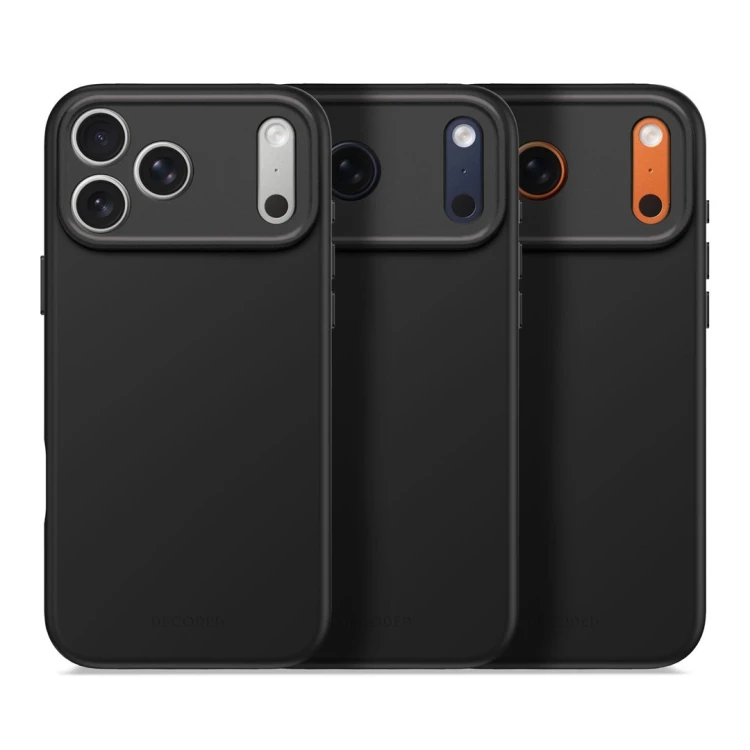Decoded Silicone Backcover Apple iPhone 17 Pro Max Phantom Black pokrowiec na telefon komórkowy 17,5 cm (6.9") Czarny