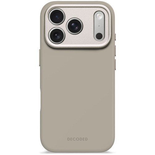 Decoded Silicone Backcover Apple iPhone 17 Pro Soft Taupe pokrowiec na telefon komórkowy 16 cm (6.3") Szarobrązowy