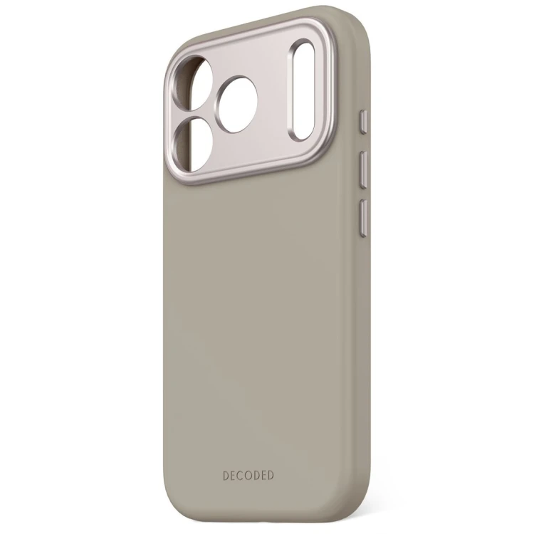 Decoded Silicone Backcover Apple iPhone 17 Pro Soft Taupe pokrowiec na telefon komórkowy 16 cm (6.3") Szarobrązowy