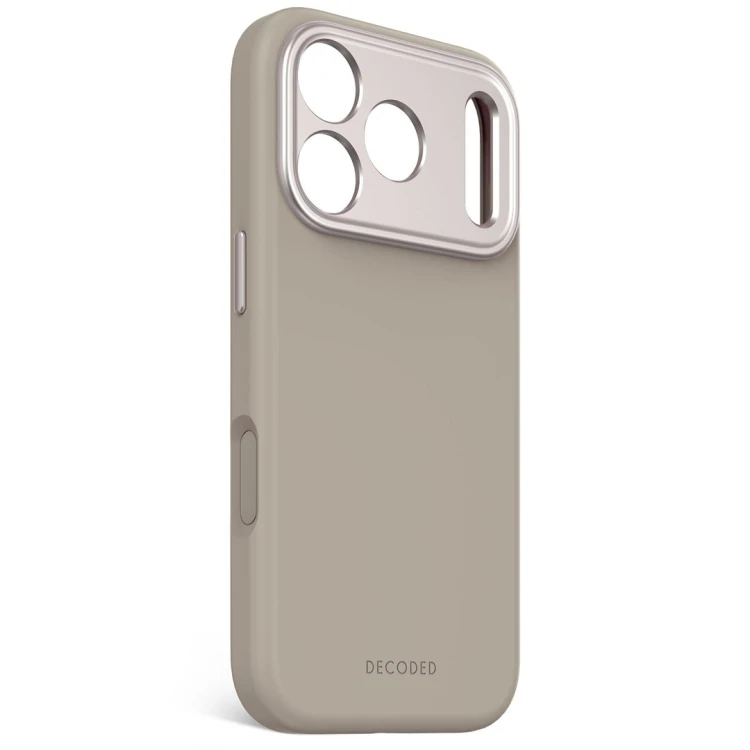 Decoded Silicone Backcover Apple iPhone 17 Pro Soft Taupe pokrowiec na telefon komórkowy 16 cm (6.3") Szarobrązowy