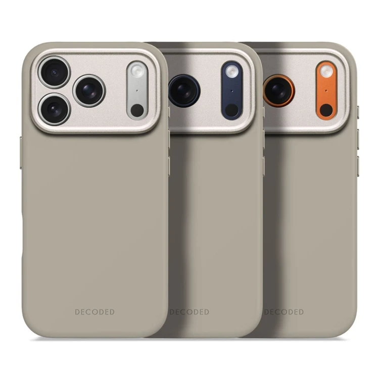 Decoded Silicone Backcover Apple iPhone 17 Pro Soft Taupe pokrowiec na telefon komórkowy 16 cm (6.3") Szarobrązowy