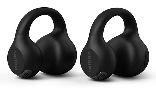 Philips 2000 series TAQ2000BK Zestaw słuchawkowy True Wireless Stereo (TWS) Nauszne klipsy, Otwarty na ucho Połączenia/muzyka Bluetooth Czarny