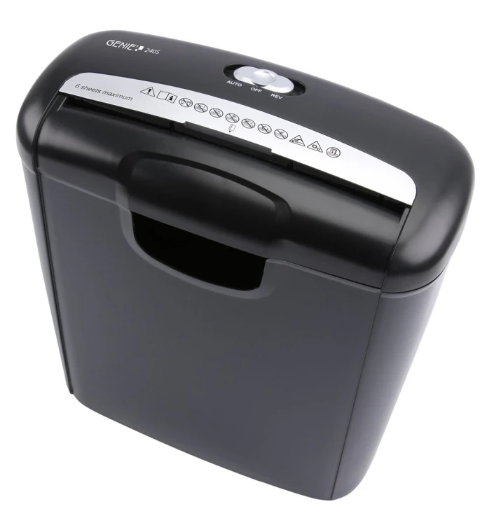 Genie 240 S niszczarka Rozdrabnianie taśmowe 72 dB Czarny