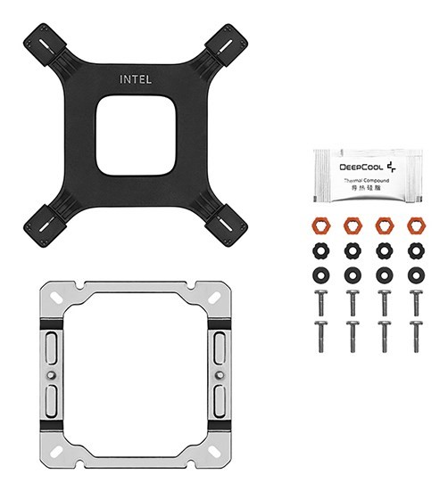 DeepCool AG400 WH Procesor Chłodnica powietrza 12 cm Biały 1 szt.