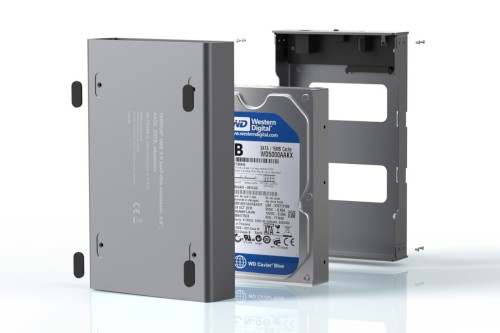 Digitus Obudowa dysku twardego USB 3.0, 3,5", SATA, 16 TB, aluminium