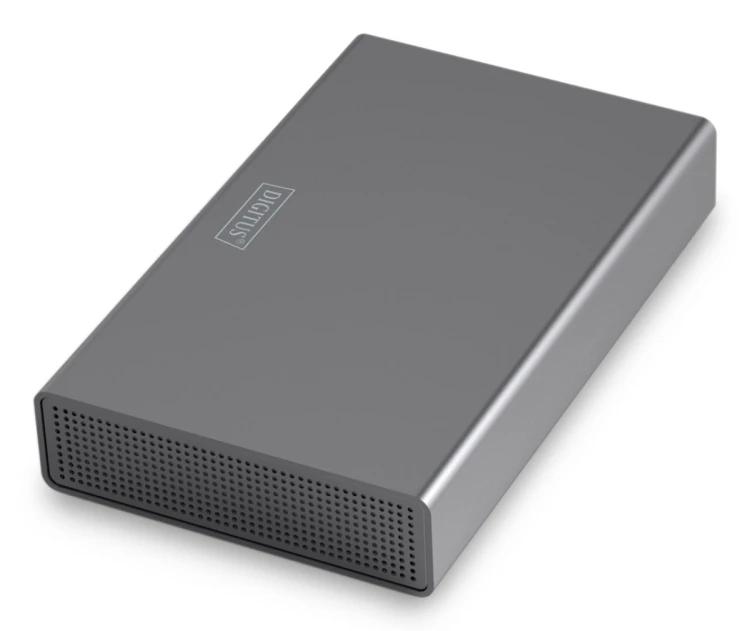 Digitus Obudowa dysku twardego USB 3.0, 3,5", SATA, 16 TB, aluminium