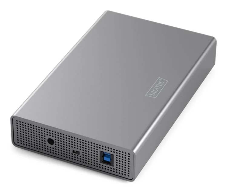 Digitus Obudowa dysku twardego USB 3.0, 3,5", SATA, 16 TB, aluminium