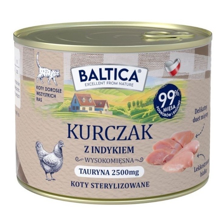 BALTICA SMAKI REGIONÓW Kot dorosły Kurczak 185g