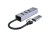 Conceptronic ABBY25G stacja dokująca Przewodowa USB 3.2 Gen 1 (3.1 Gen 1) Type-A + Type-C Szary