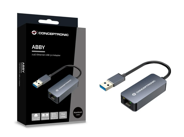 Conceptronic ABBY12G karta sieciowa Ethernet 2500 Mbit/s