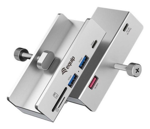 Equip 128968 huby i koncentratory USB 3.2 Gen 1 (3.1 Gen 1) Type-A 5000 Mbit/s Aluminium