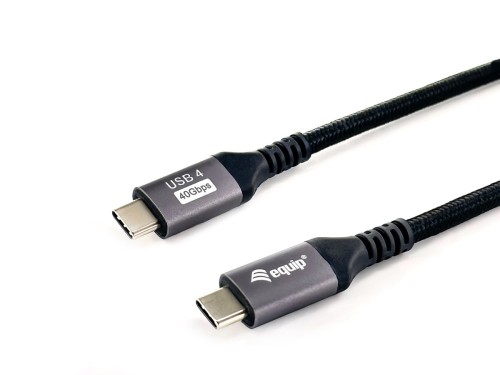 Equip 128383 kabel USB USB4 Gen 3x2 2 m USB C 40 Gbit/s 240 W Czarny
