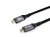 Equip 128383 kabel USB USB4 Gen 3x2 2 m USB C 40 Gbit/s 240 W Czarny