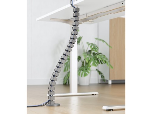 Equip 650860 organizator na kable Biurko Tuleja kablowa Szary 1 szt.