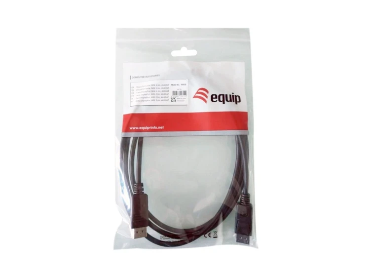 Equip 119339 kabel DisplayPort 10 m Czarny