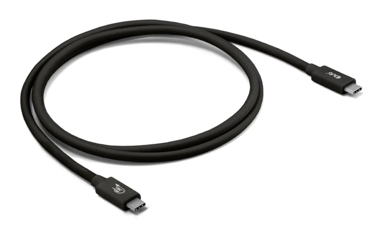 CLUB3D CAC-1570 kabel USB USB4 Gen 2x2 1,2 m USB C 80 Gbit/s 240 W Czarny