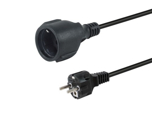 Equip 112183 kabel zasilające Czarny 10 m CEE7/7 CEE7/3