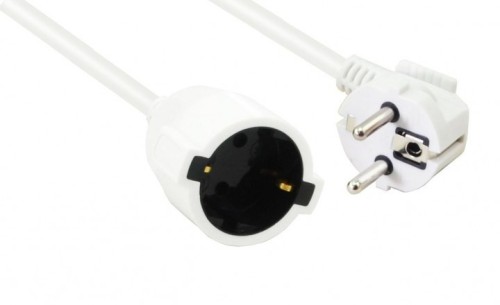Helos 262881 kabel zasilające Biały 25 m
