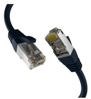 M-Cab EC020200309 kabel sieciowy Czarny 20 m Cat8.1 S/FTP (S-STP)