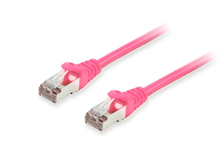 Equip 606913 kabel sieciowy Różowy 25 m Cat6a S/FTP (S-STP) Okrągły
