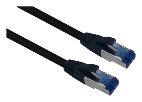Helos 205588 kabel sieciowy Czarny 40 m Cat6a S/FTP (S-STP)