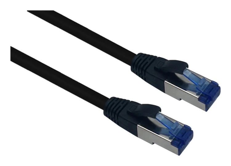 Helos 205588 kabel sieciowy Czarny 40 m Cat6a S/FTP (S-STP)