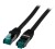 EFB Elektronik MK6001.20B kabel sieciowy Czarny 20 m Cat6a S/FTP (S-STP) Okrągły