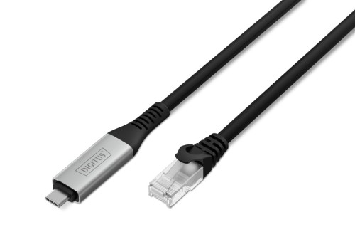 Digitus Kabel USB-C - RJ45 Ethernet, 1 Gbit/s, 15 m