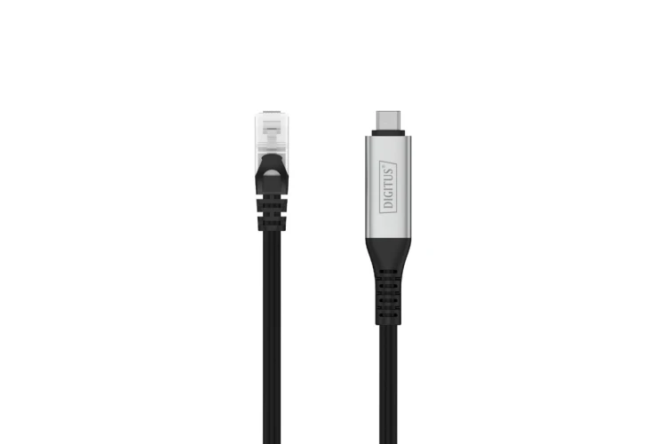 Digitus Kabel USB-C - RJ45 Ethernet, 1 Gbit/s, 15 m