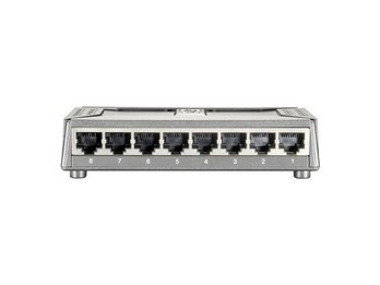 LevelOne FSW-0808TX przełącznik sieciowy Nie zarządzany Fast Ethernet (10/100) Szary