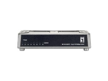 LevelOne FSW-0808TX przełącznik sieciowy Nie zarządzany Fast Ethernet (10/100) Szary
