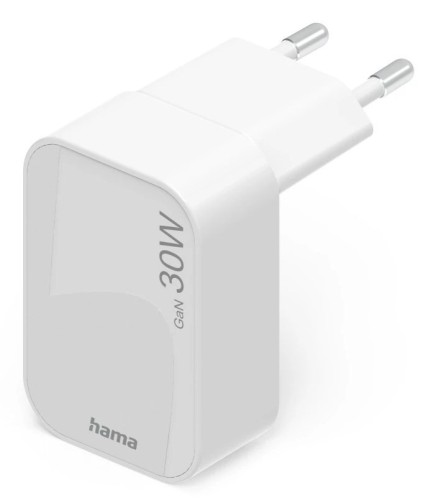 Hama 00201954 ładowarka do urządzeń przenośnych Smartfon, Tablet Biały Prąd przemienny Szybkie ładowanie Wewnętrzna