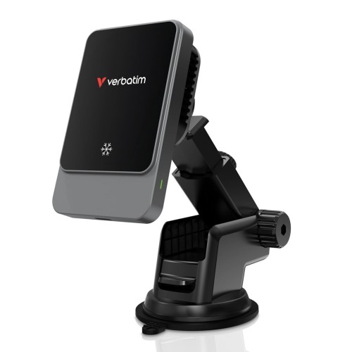 Verbatim Charge 'n' Drive Smartfon Czarny USB Bezprzewodowe ładowanie Szybkie ładowanie Automatyczna
