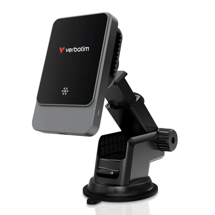 Verbatim Charge 'n' Drive Smartfon Czarny USB Bezprzewodowe ładowanie Szybkie ładowanie Automatyczna