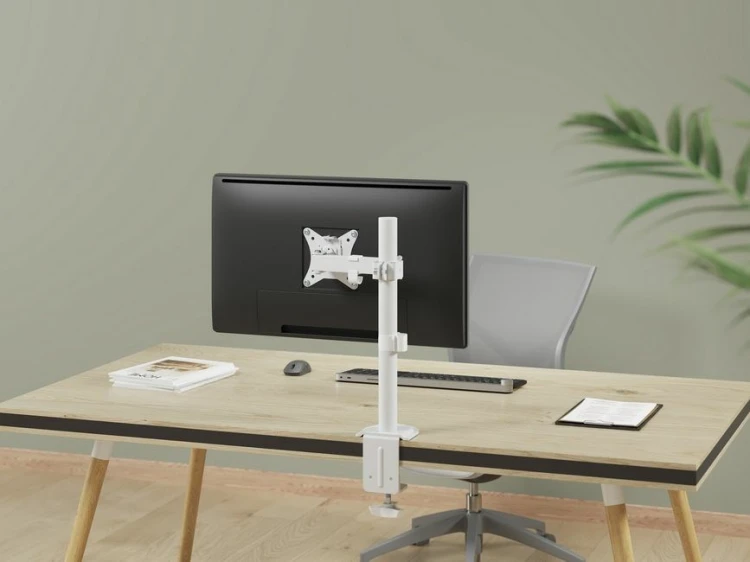 Equip 650166 uchwyt / stojak do monitorów 81,3 cm (32") Biurko Biały