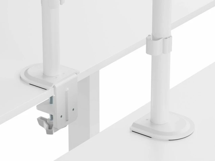 Equip 650166 uchwyt / stojak do monitorów 81,3 cm (32") Biurko Biały