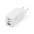 Digitus Ładowarka sieciowa GaN II 67W | 2x USB-C, 1x USB-A | PD 3.0, QC 3.0 | Biała